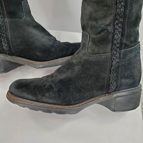 Aquatalia black suede riding boots 7.5 - Picture 7 of 16